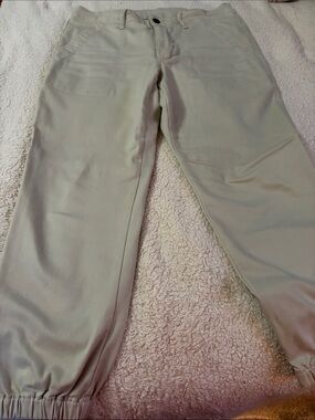 CAbi Light Beige Track Joggers